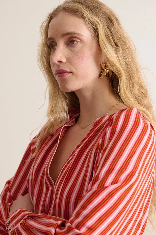 Garance Vero Rose Striped Blouse
