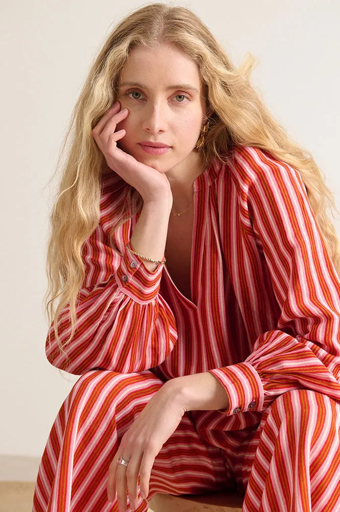 Garance Vero Rose Striped Blouse