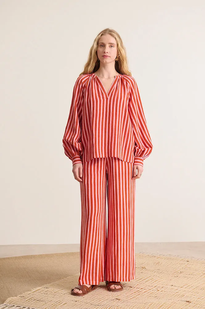 Garance Vero Rose Striped Blouse