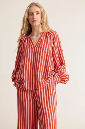 Garance Vero Rose Striped Blouse