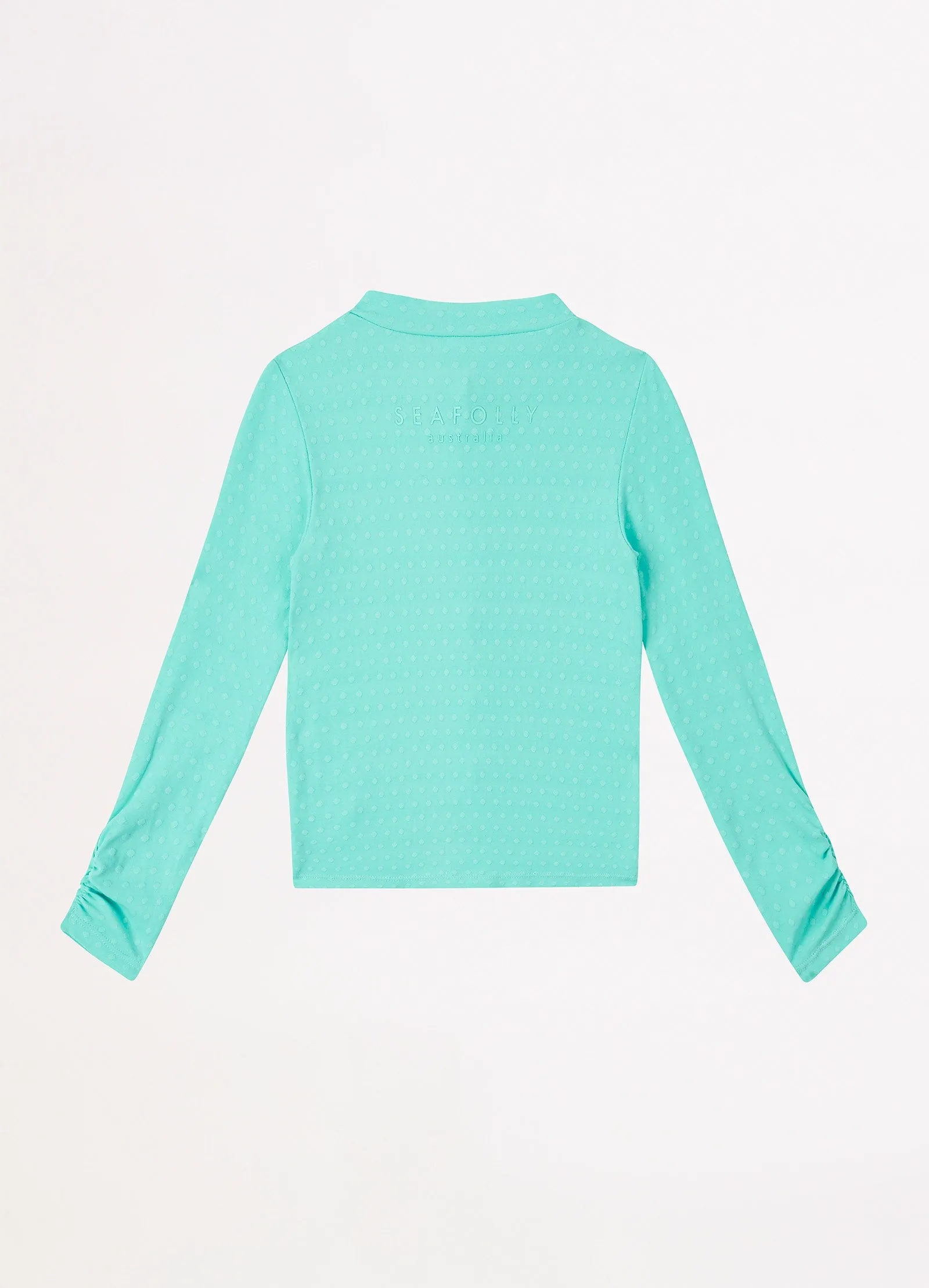 Girls L/S Rash Vest  - Mint