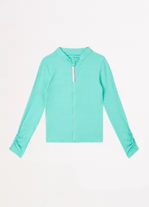 Girls L/S Rash Vest  - Mint
