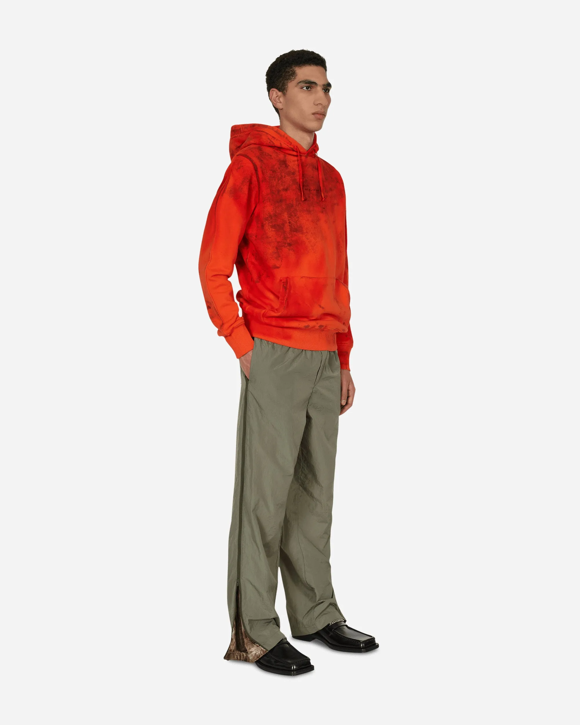 Graphic Hooded Sweatshirt Red