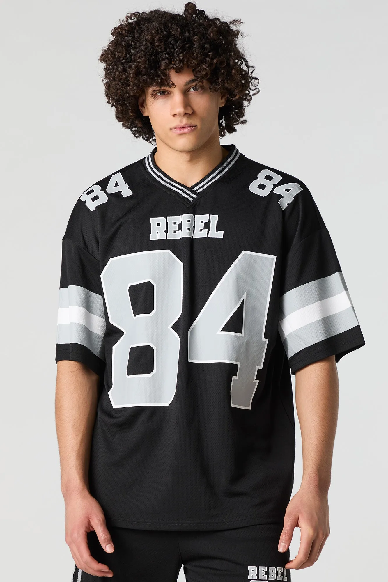 Graphic Mesh Athletic Jersey
