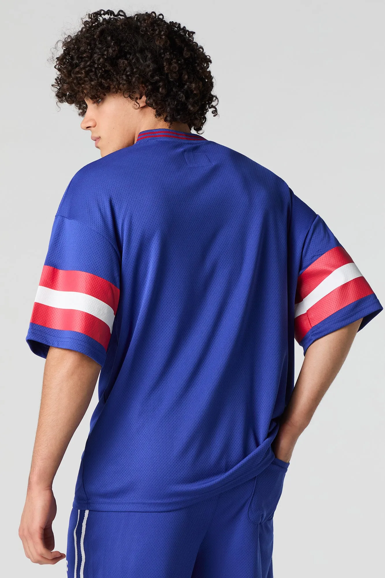 Graphic Mesh Athletic Jersey