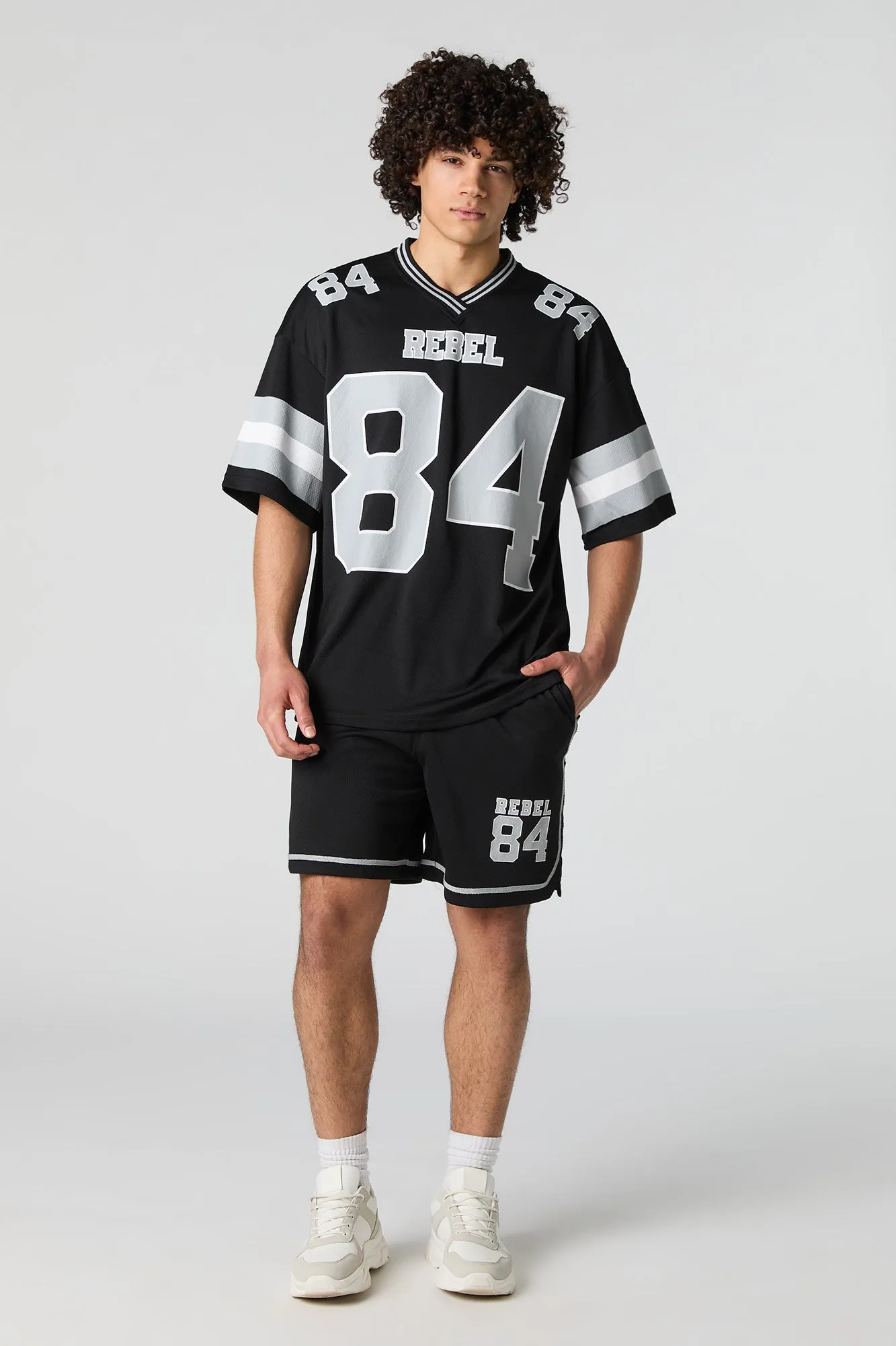 Graphic Mesh Athletic Jersey