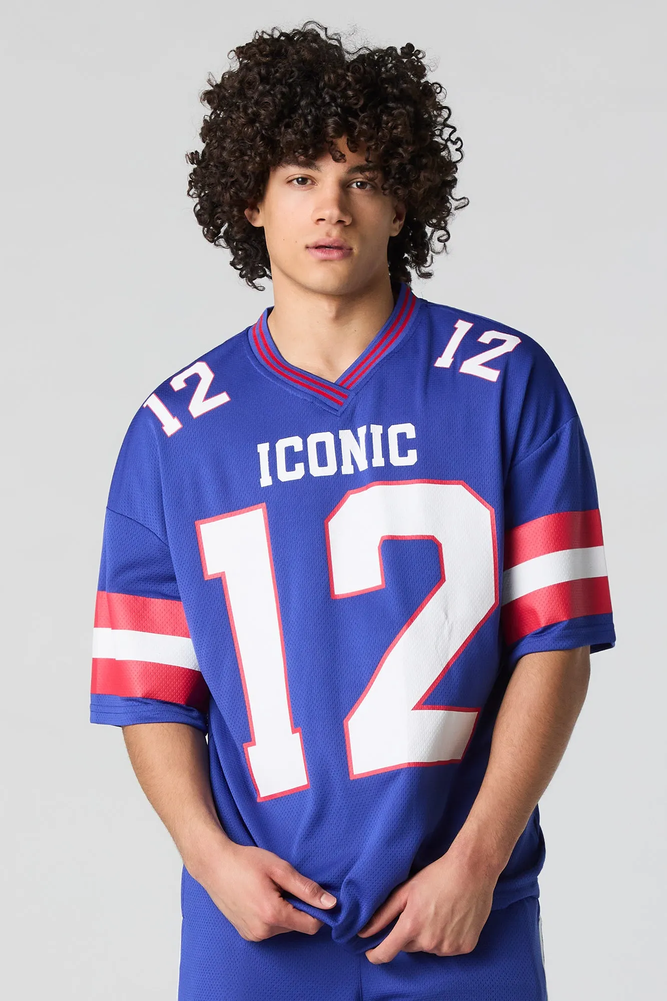 Graphic Mesh Athletic Jersey