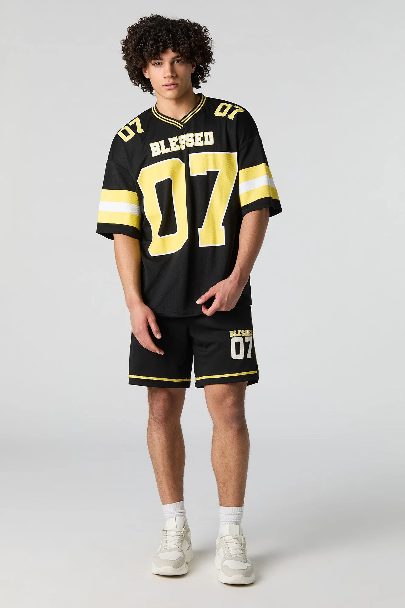 Graphic Mesh Athletic Jersey