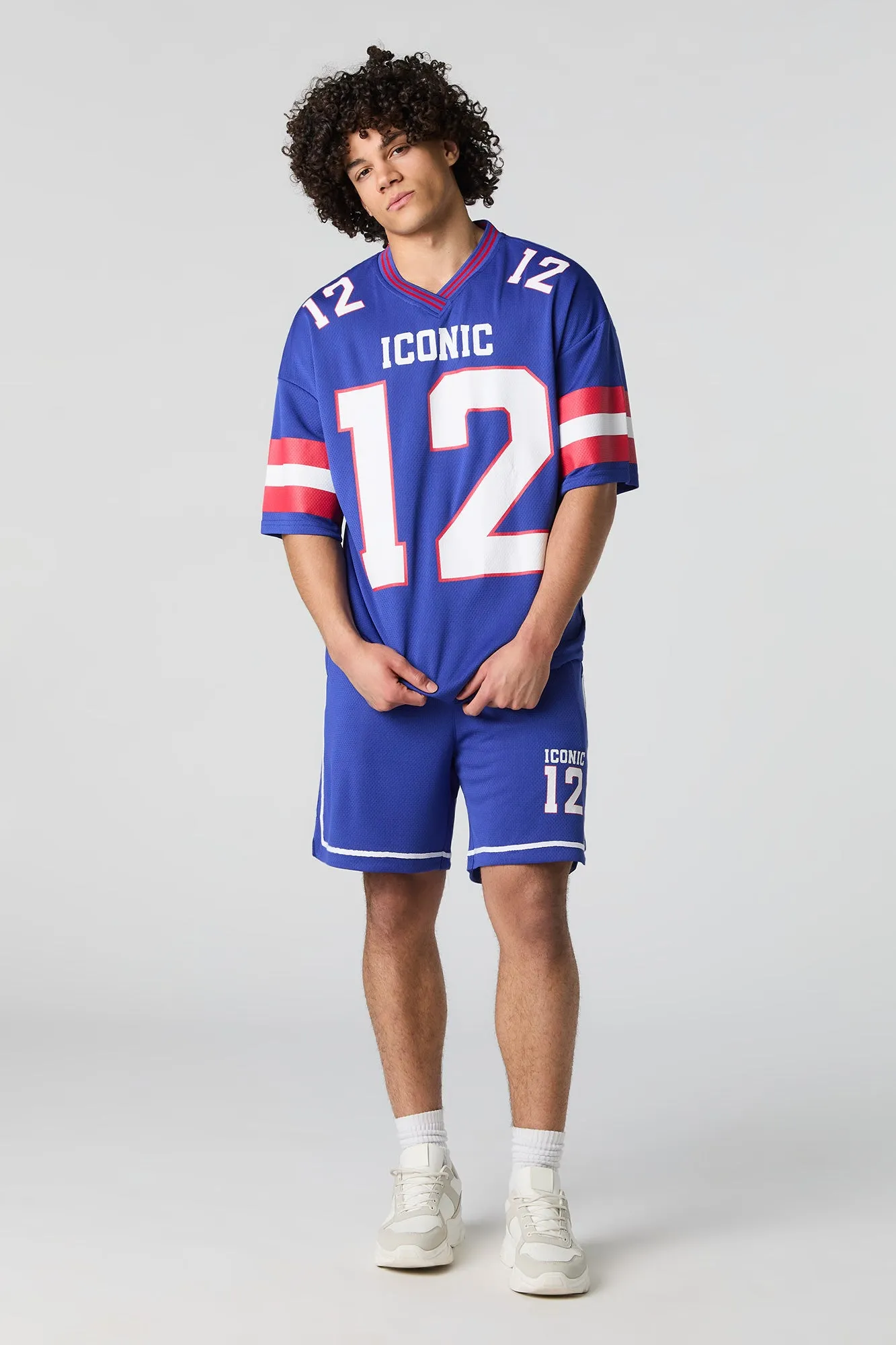 Graphic Mesh Athletic Jersey