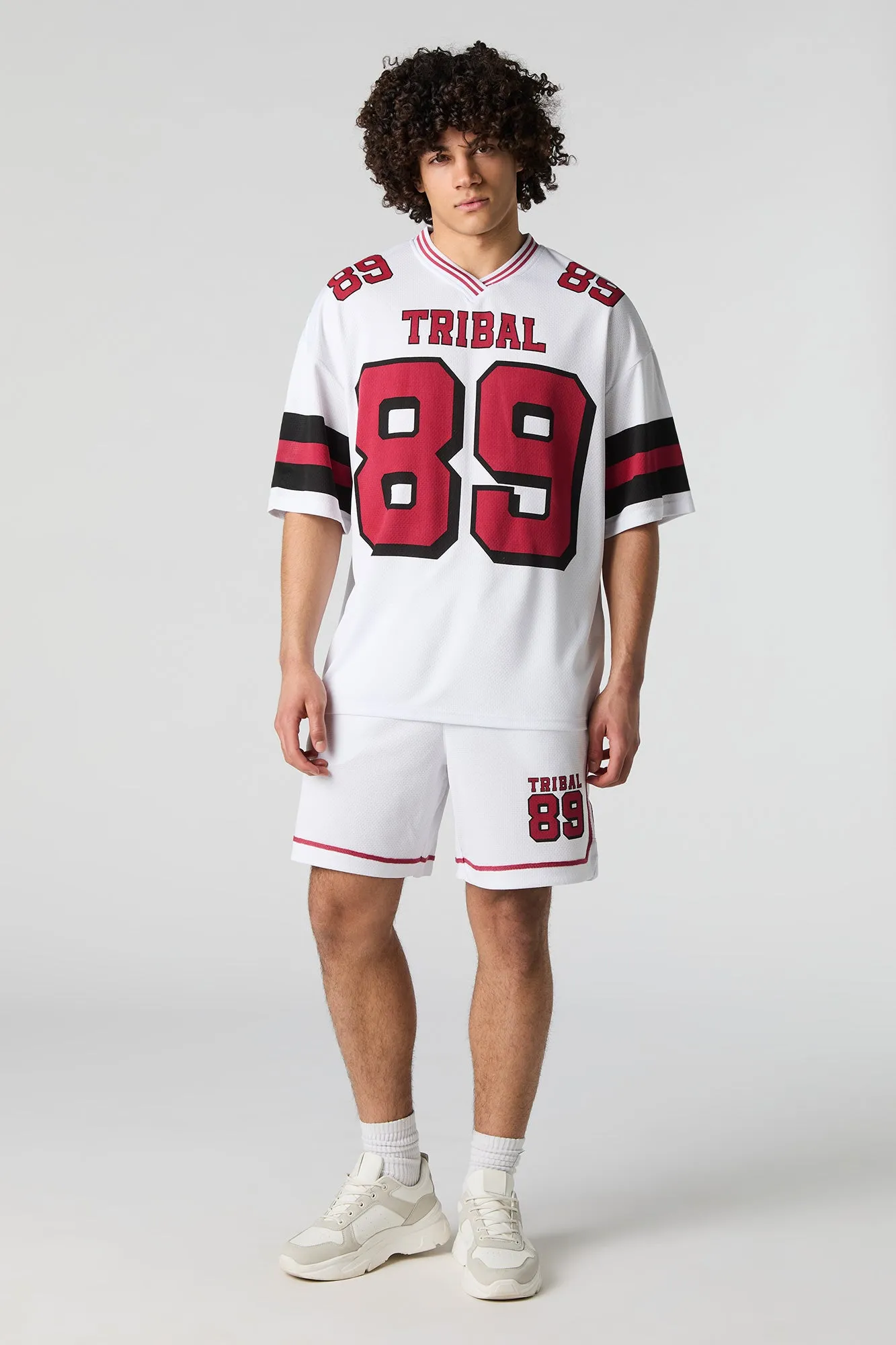 Graphic Mesh Athletic Jersey