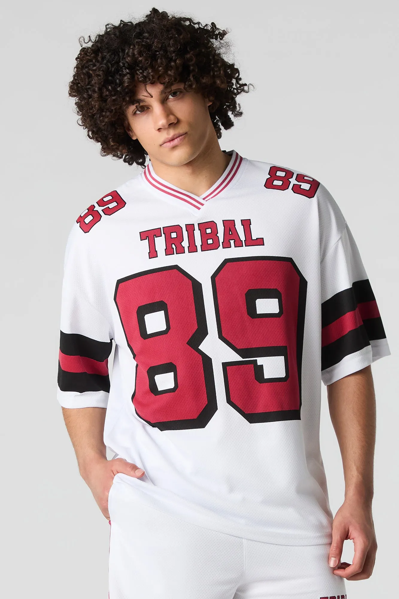 Graphic Mesh Athletic Jersey