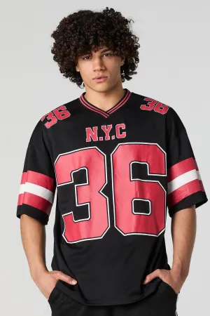 Graphic Mesh Athletic Jersey
