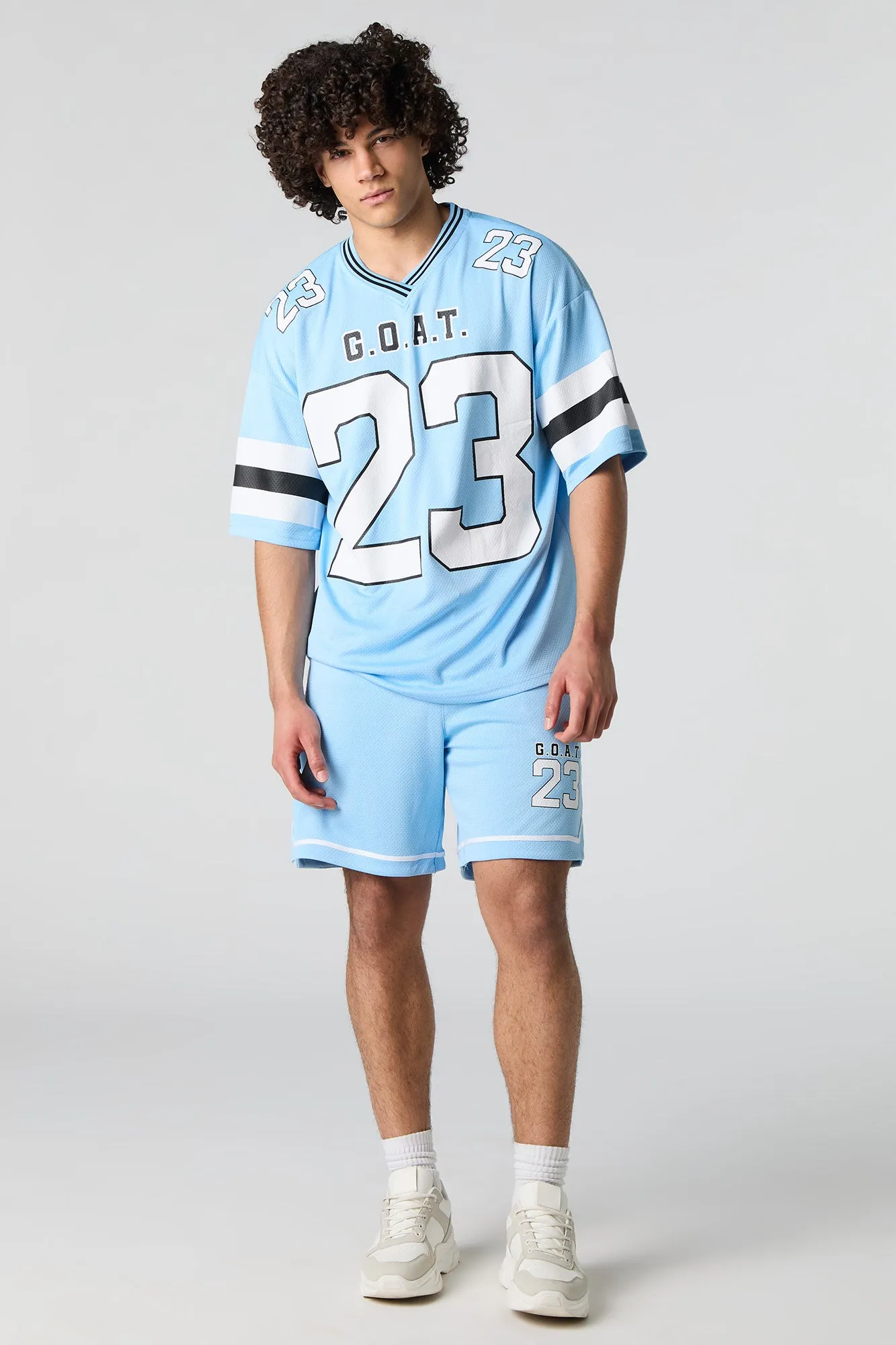 Graphic Mesh Athletic Jersey