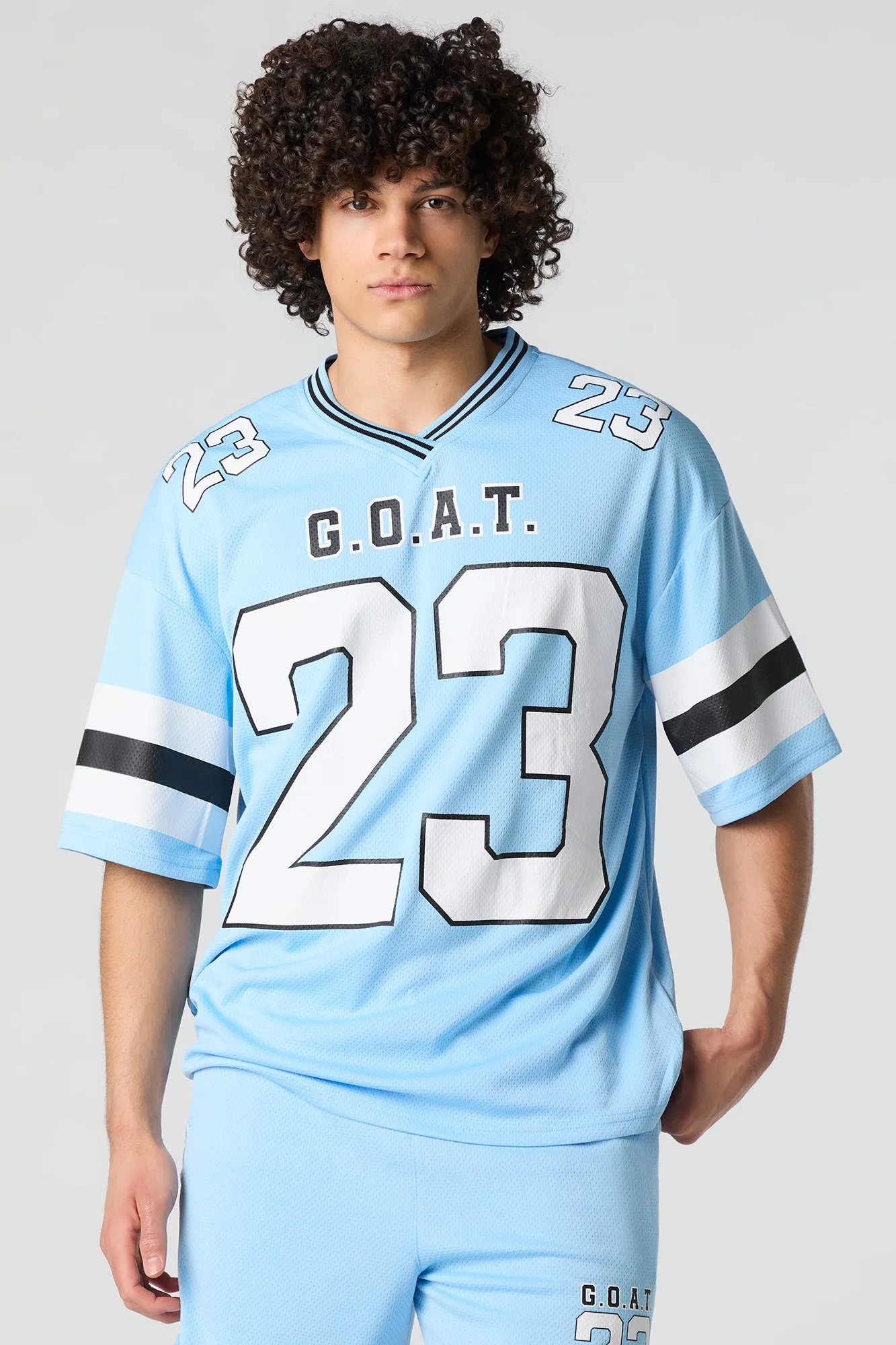 Graphic Mesh Athletic Jersey
