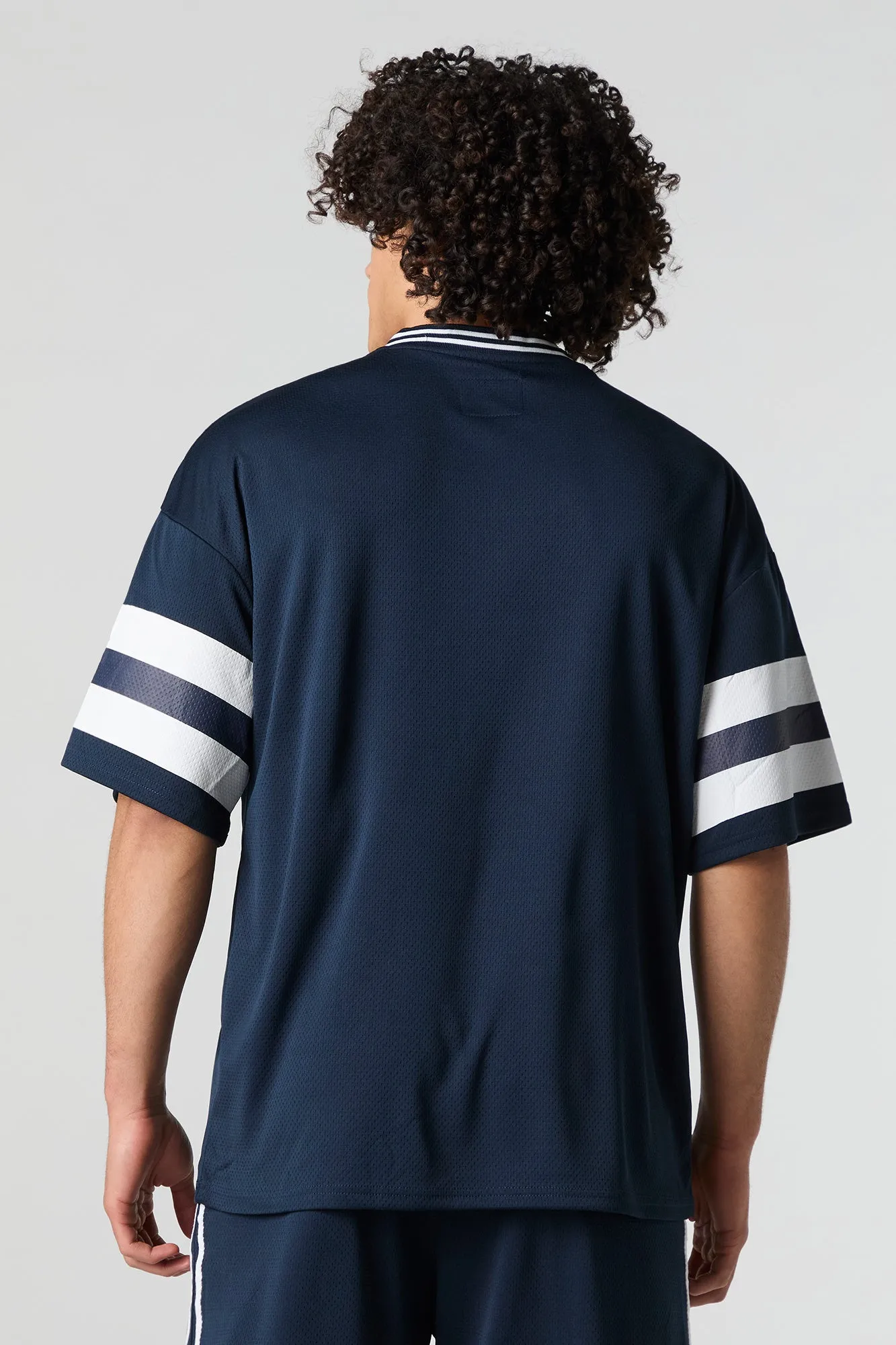 Graphic Mesh Athletic Jersey