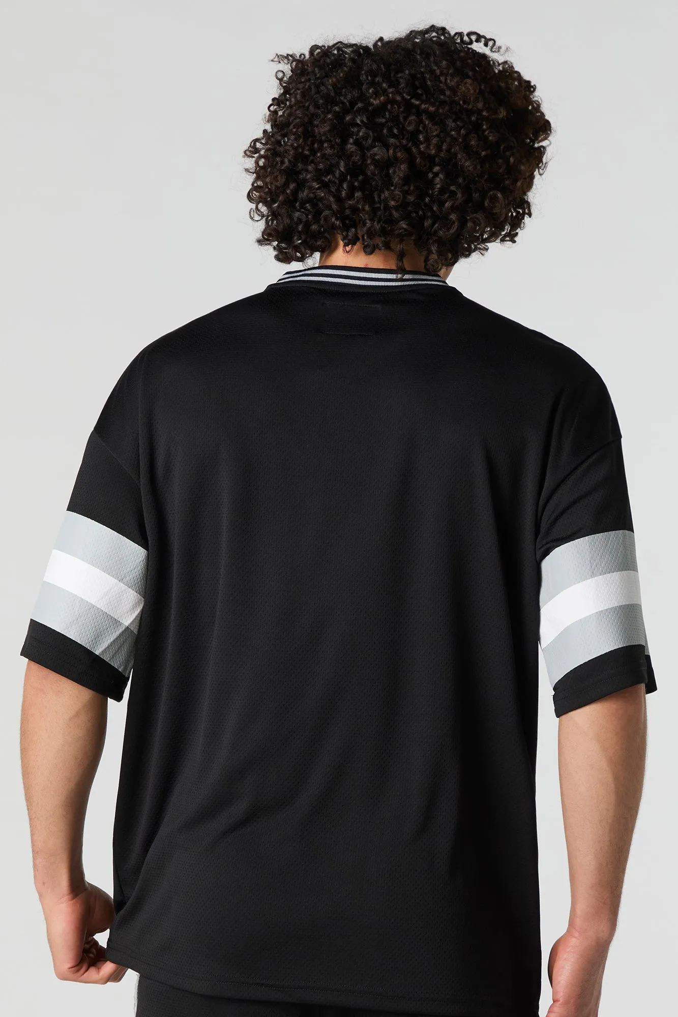 Graphic Mesh Athletic Jersey