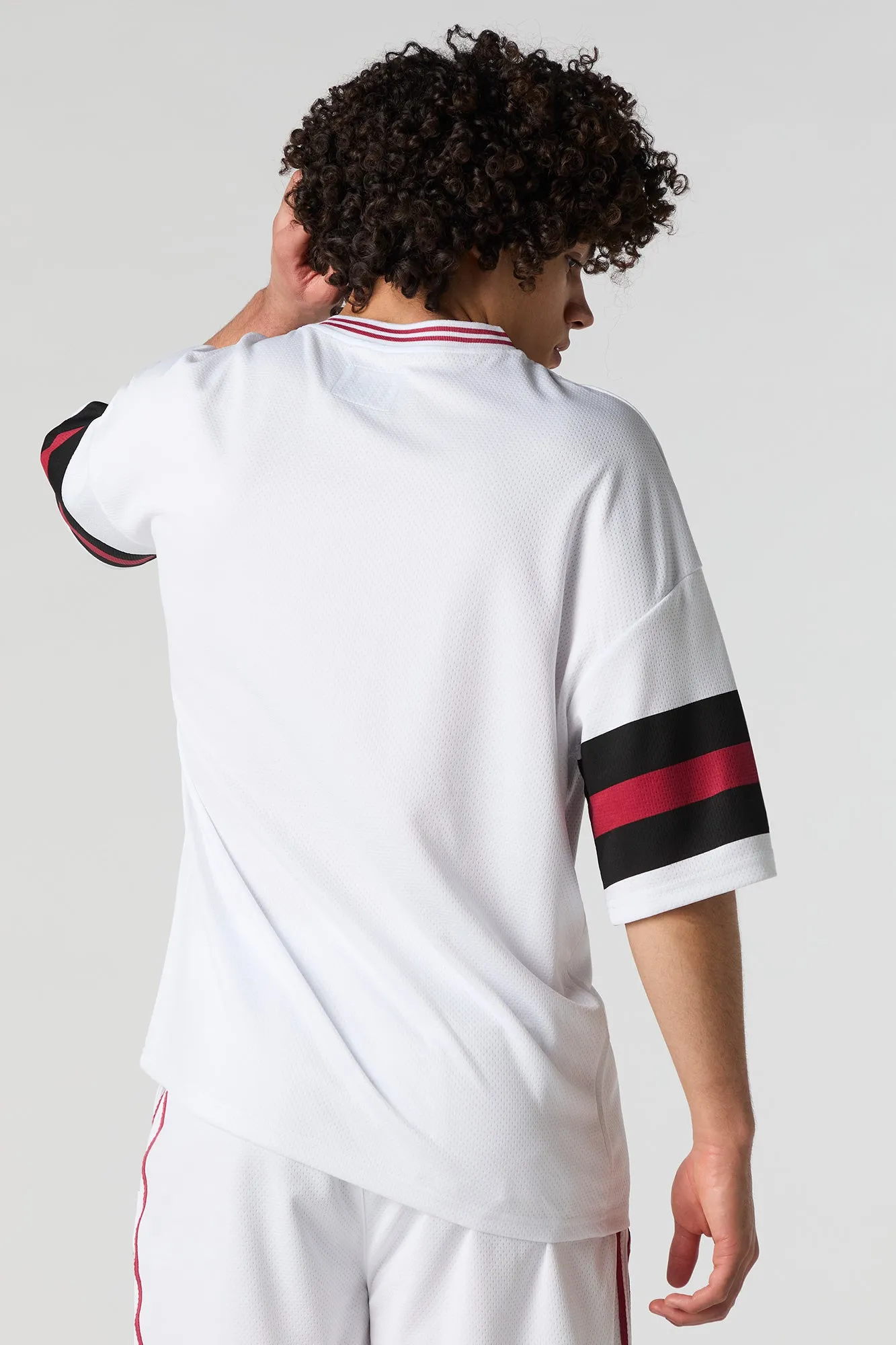 Graphic Mesh Athletic Jersey