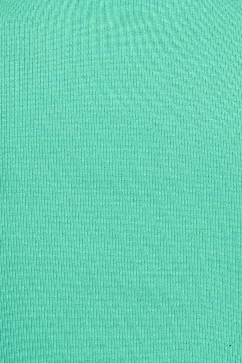 Green Crop Top