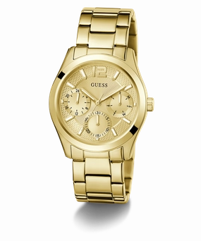 GUESS Ladies Gold Tone Multi-function Watch
