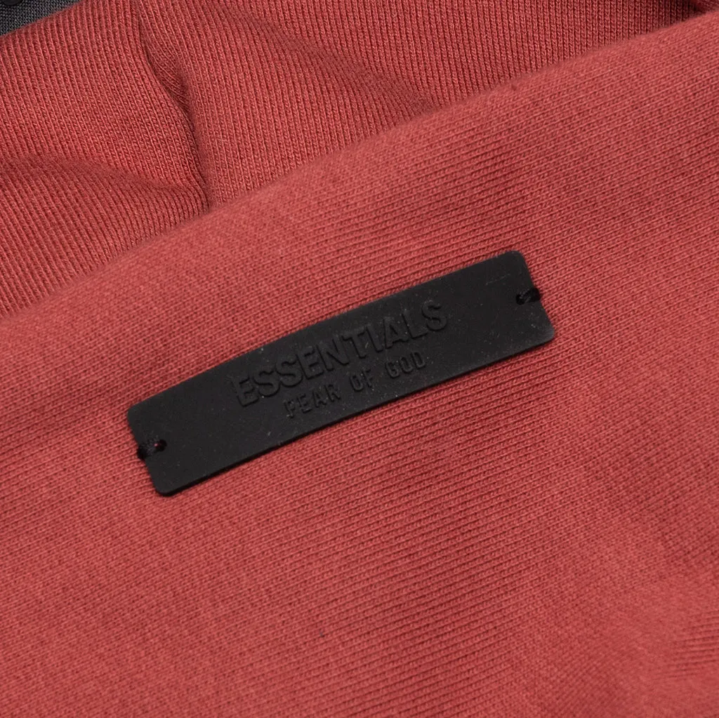 Heavy Fleece Fullzip Hoodie - Crimson