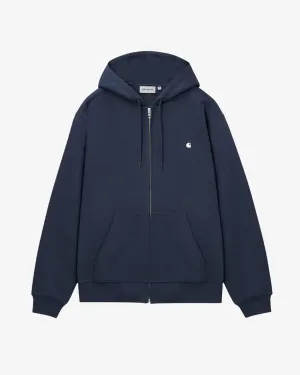 Hooded Madison Jacket Navy/Wax