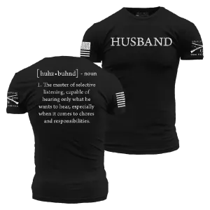 Husband Defined T-Shirt - Black