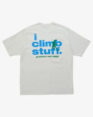 I Climb Stuff Tee Sand Pigment