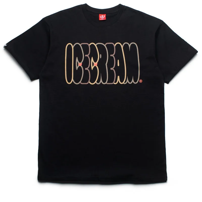Ice Cream Bubble Tee - Black