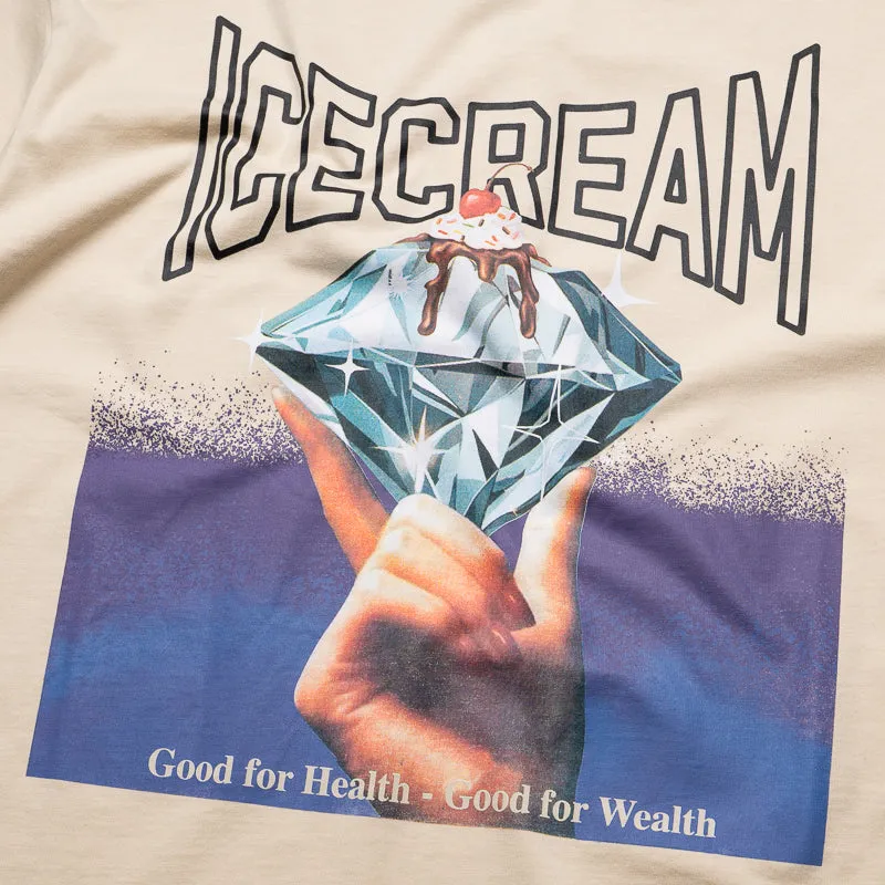 Ice Cream Good For Health Tee - Fog