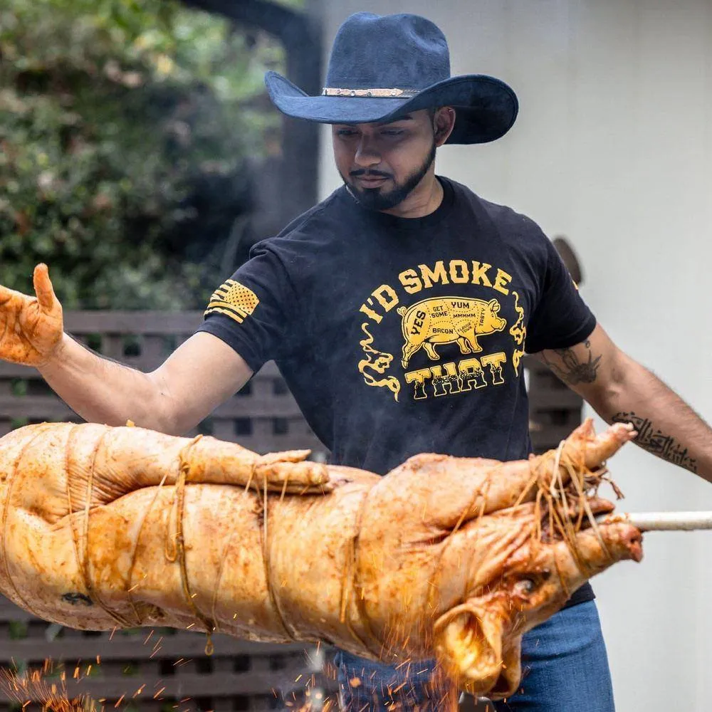I'd Smoke That T-Shirt - Black