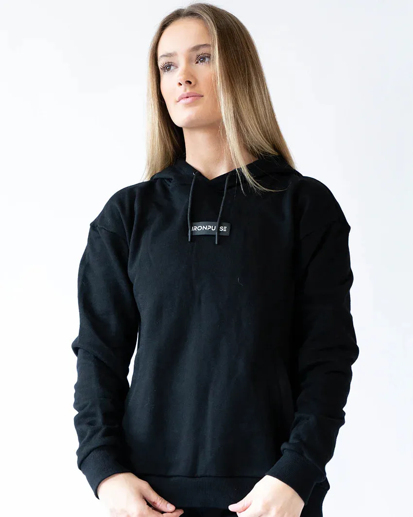 Iron Pulse Black Hoodie
