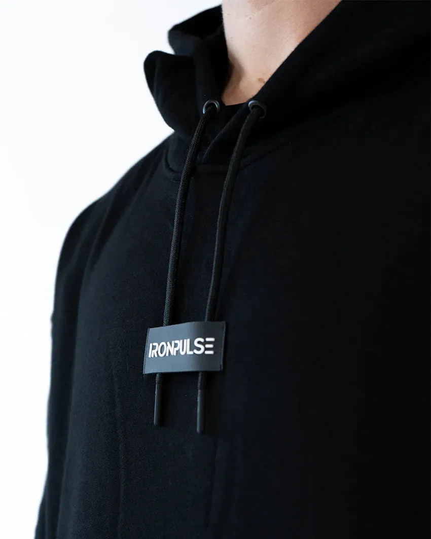 Iron Pulse Black Hoodie