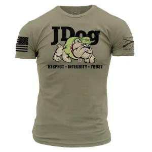 JDog T-Shirt - Light Olive