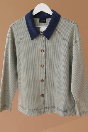 JOEY STRIPED BARN JACKET