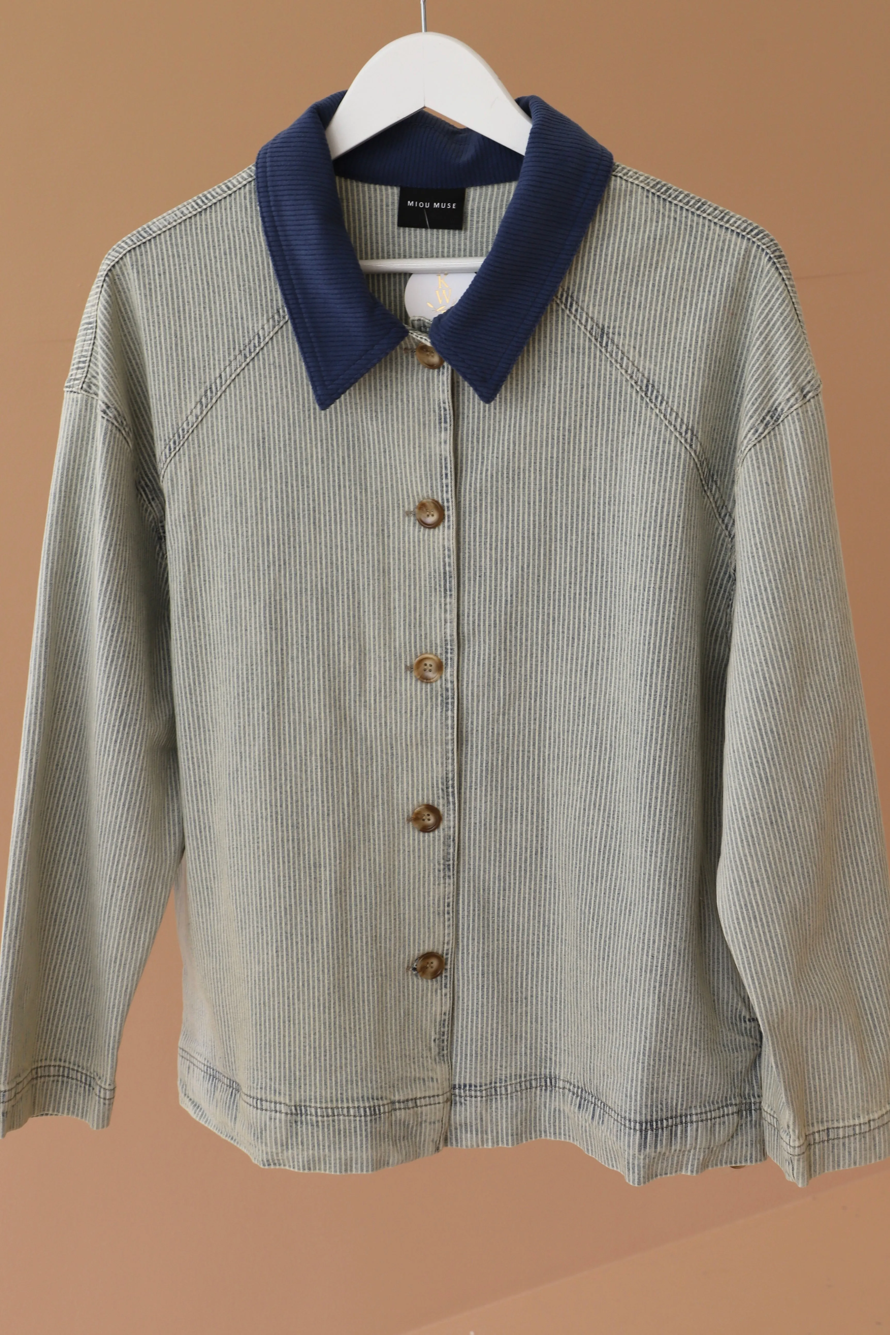 JOEY STRIPED BARN JACKET