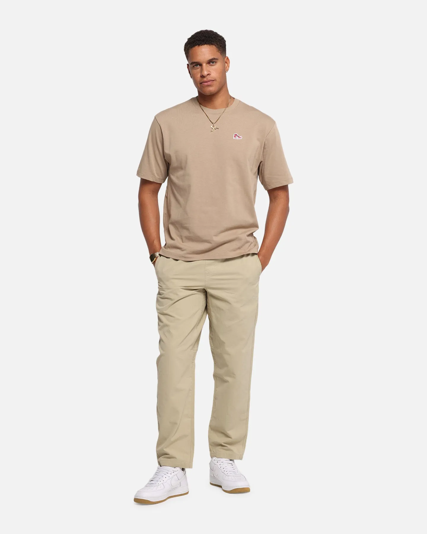 Jordan Brand Sneaker Patch Crewneck T-Shirt Desert Camo/Black
