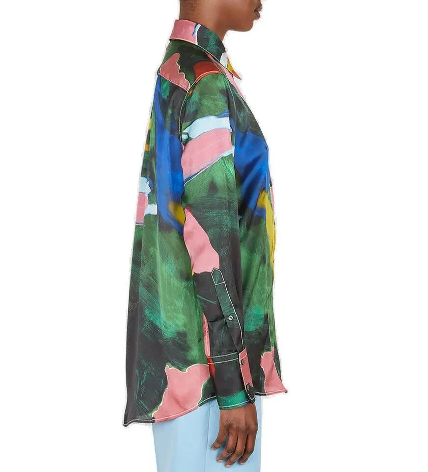 JW Anderson Pattern Printed Buttoned Shirt