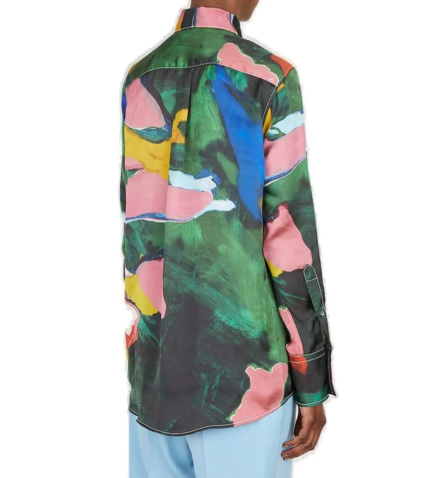 JW Anderson Pattern Printed Buttoned Shirt