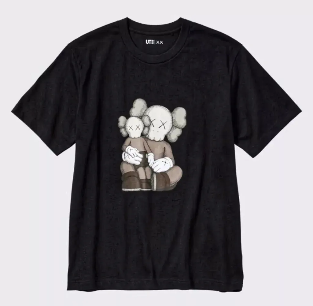 KAWS x Uniqlo UT Short Sleeve Graphic T-shirt Black