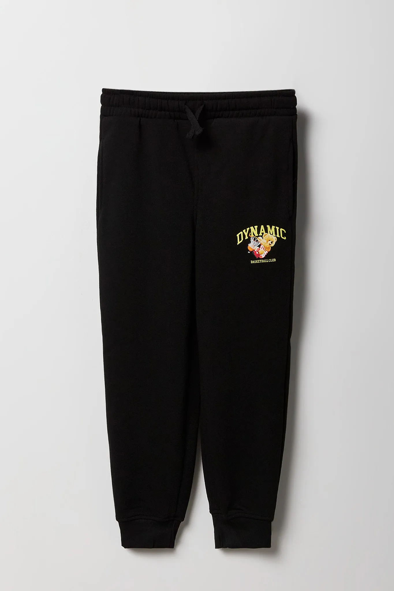 Kids Embroidered Graphic Fleece Jogger