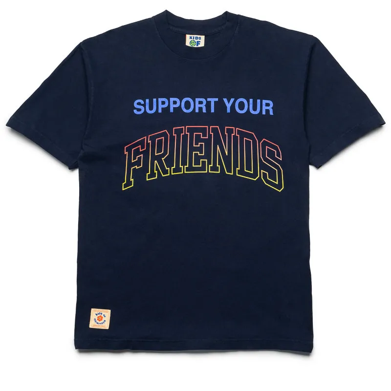Kids of Immigrants Support Your Friends Tee - Navy