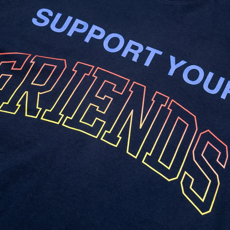Kids of Immigrants Support Your Friends Tee - Navy
