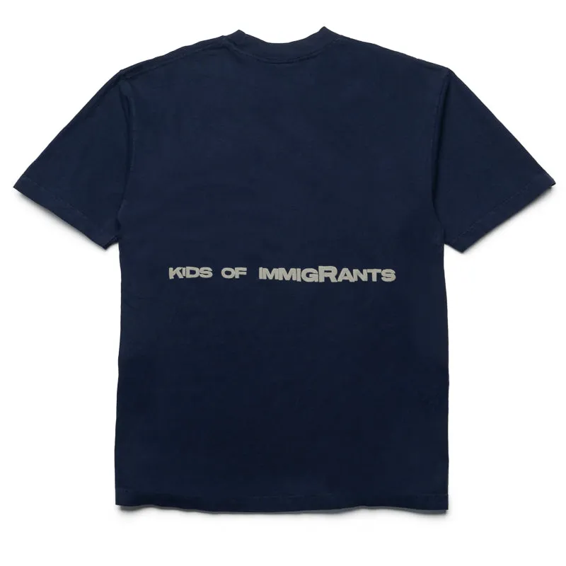 Kids of Immigrants Support Your Friends Tee - Navy