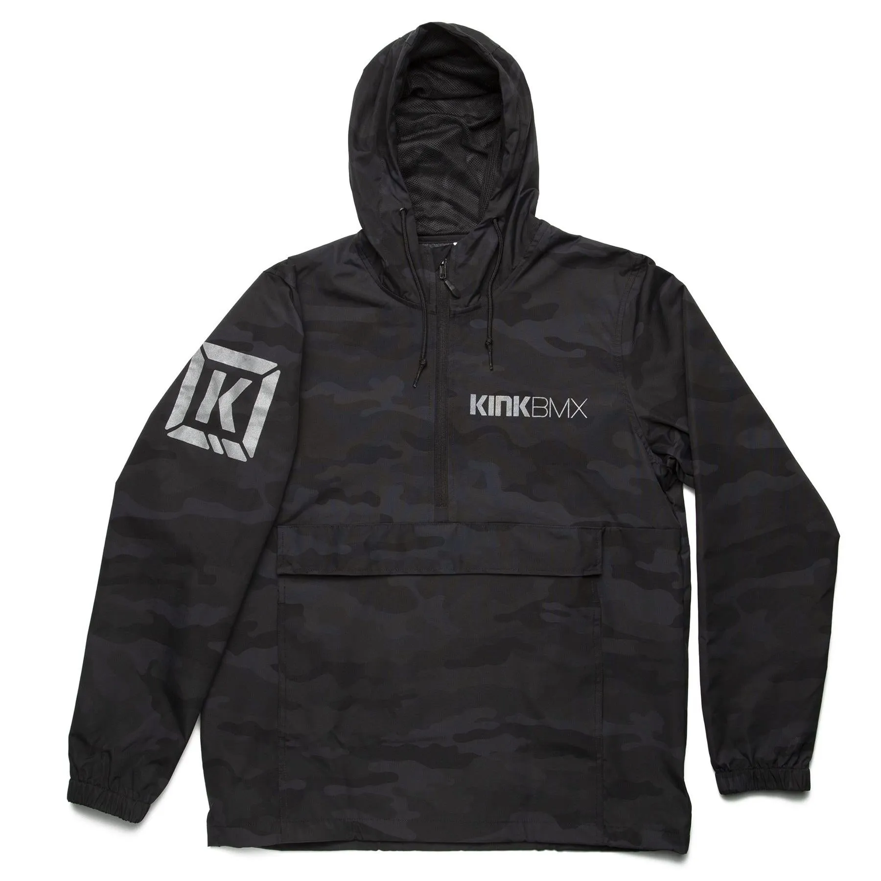 Kink Special Ops Pullover Jacket - Black Camo
