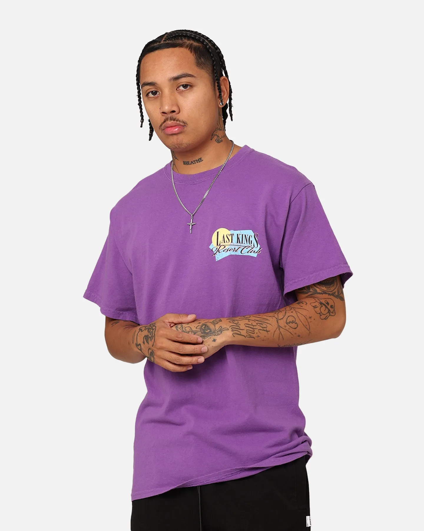 Last Kings Resort Club T-Shirt Purple