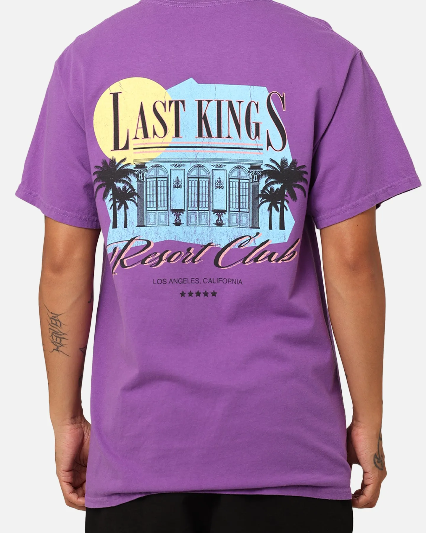 Last Kings Resort Club T-Shirt Purple