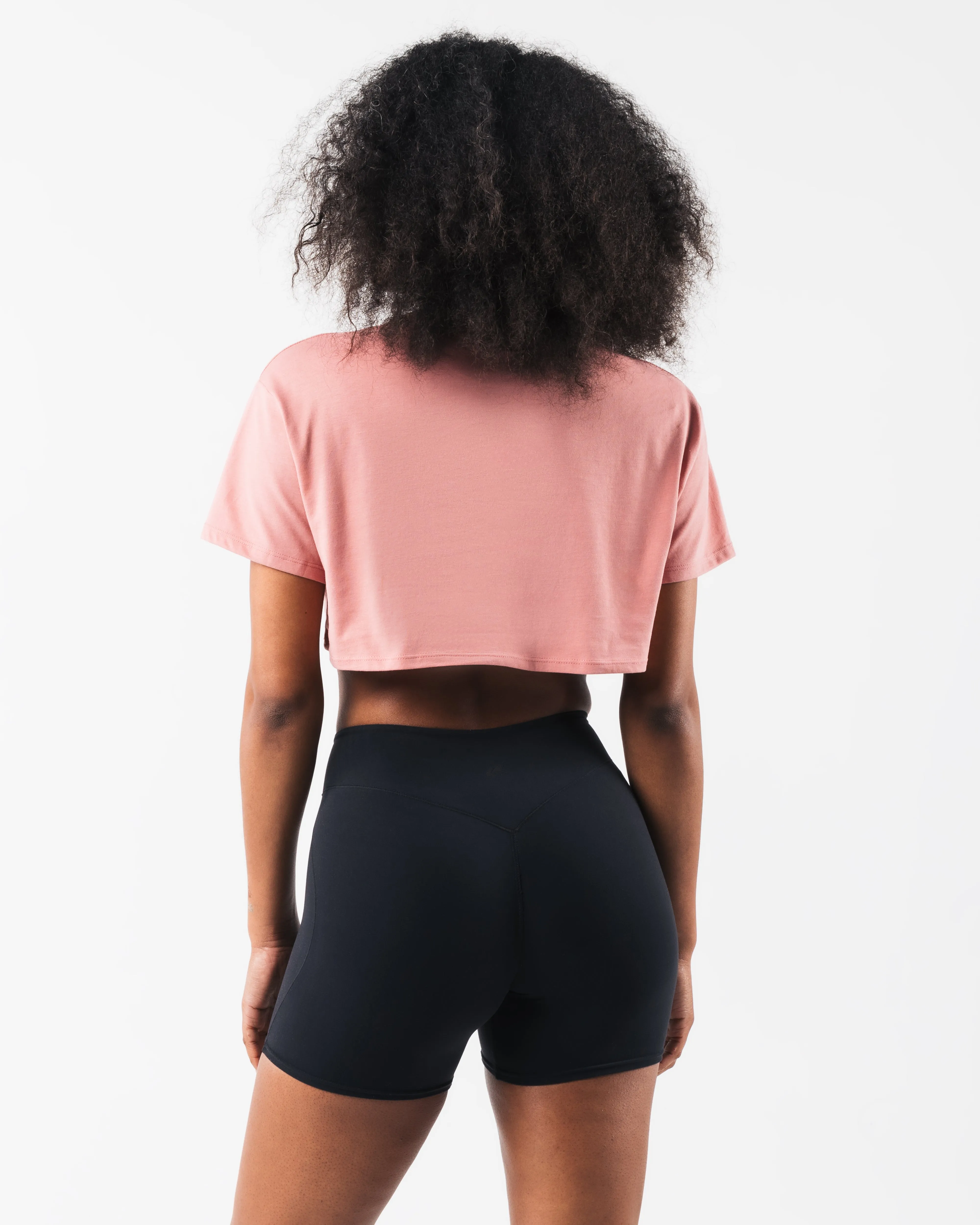 LDB Oversized Crop Tee - Primrose
