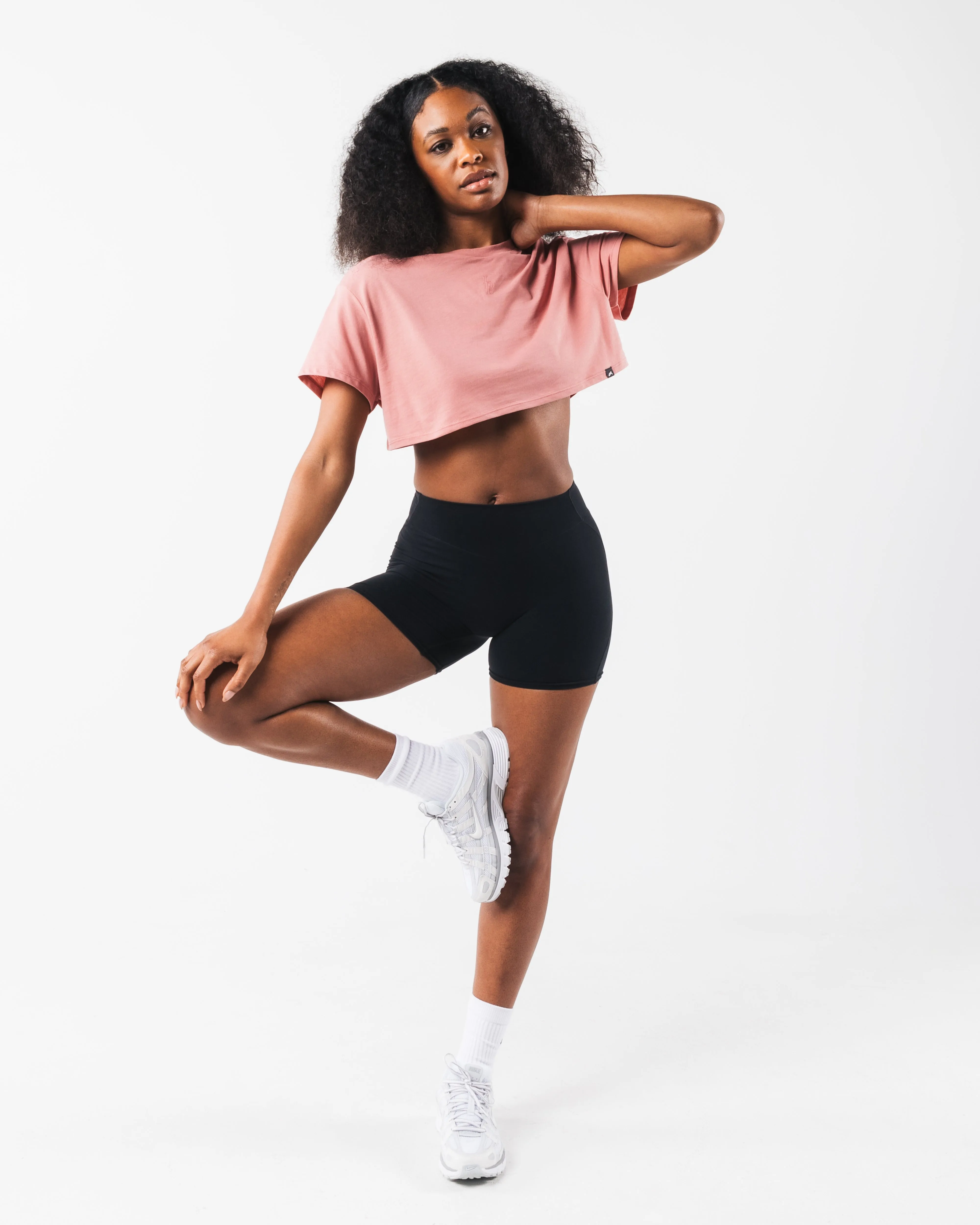 LDB Oversized Crop Tee - Primrose
