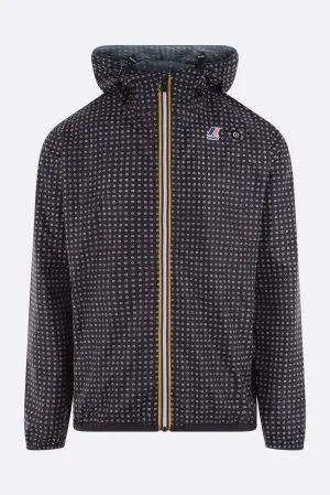 Le Vrai 3.0 Claude logo printed nylon waterproof jacket
