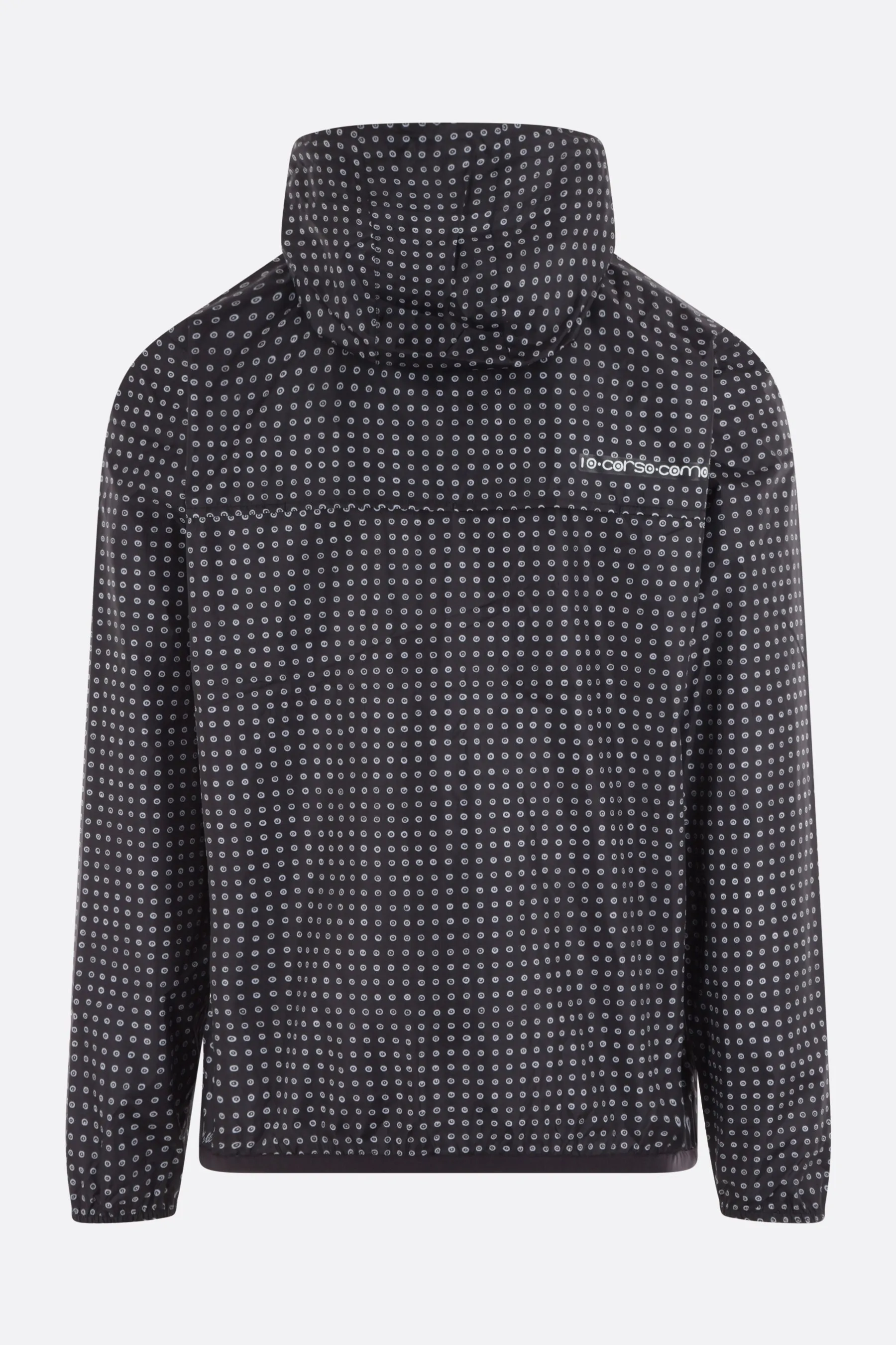 Le Vrai 3.0 Claude logo printed nylon waterproof jacket